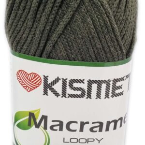 MACRAME LOOPY 200g-COL.802 KHAKI