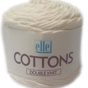 ELLE COTTONS D.K 50g-COL.001 WHITE
