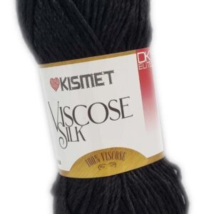 KISMET VISCOSE SILK 50g-COL.01 BLACK