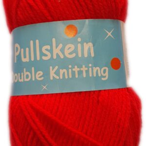 CLASSIC PULLSKEIN D.K 100g-COL.132 BRIGHT RED