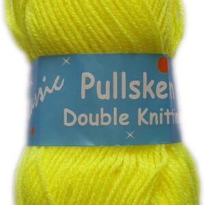 CLASSIC PULLSKEIN D.K 100g-COL.143 NEON GREEN