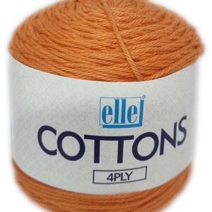 ELLE COTTONS 4 PLY 50g-COL.148 SAFFRON