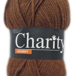 CHARITY CHUNKY 100g-COL.171 MARRON BROWN