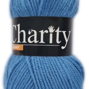 CHARITY CHUNKY 100g-COL.204 BLUE