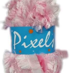 PIXELS 50g-COL.30 PINK/WHITE