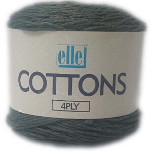 ELLE COTTONS 4 PLY 50g-COL.073 CHARCOAL