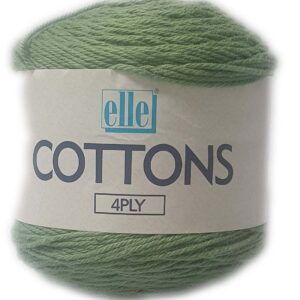 ELLE COTTONS 4 PLY 50g-COL.074 MOSS