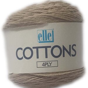 ELLE COTTONS 4 PLY 50g-COL.075 TAUPE