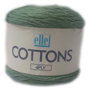 ELLE COTTONS 4 PLY 50g-COL.156 SAGE