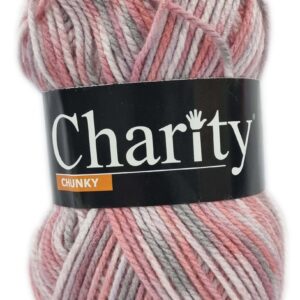 CHARITY CHUNKY PRINT 100g-COL.547 PINK PANTHER
