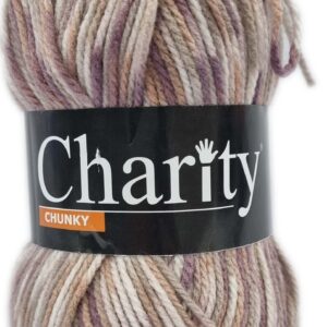 CHARITY CHUNKY PRINT 100g-COL.548 RUM & RAISIN