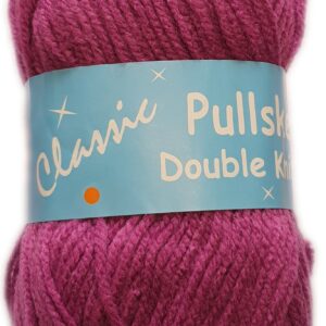CLASSIC PULLSKEIN D.K 100g-COL.91 DARK FUSCHIA