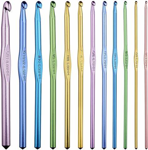 Aluminium Crochet Hook Set