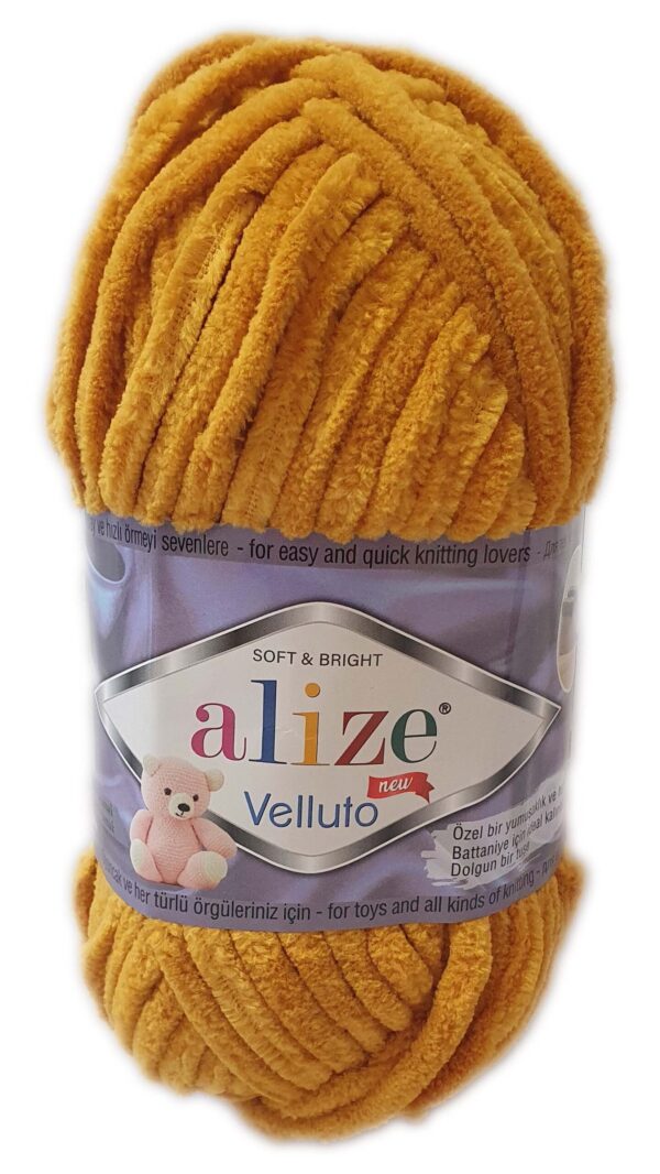 ALIZE VELLUTO 100g-COL.02 MUSTARD – Vaalcraft Distributors