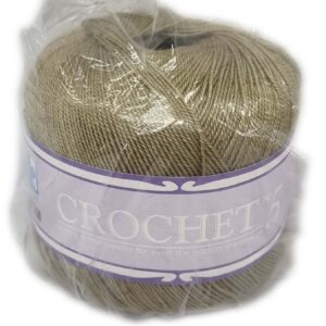 CROCHET No.5 50g-COL.186 KHAKI