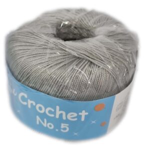 CROCHET No.5 50g-COL.59 LIGHT GREY