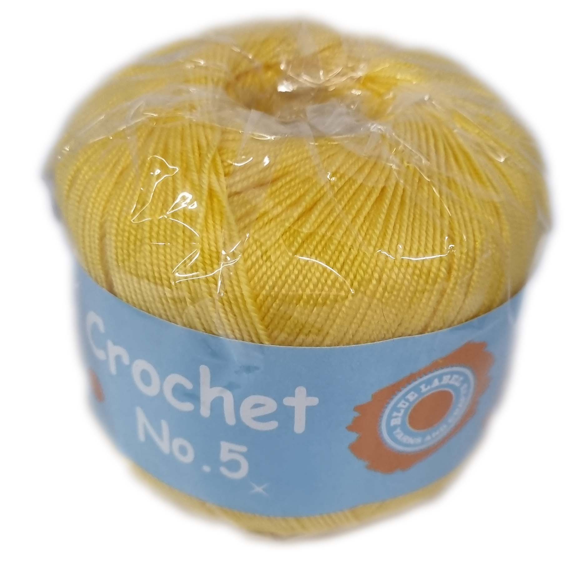 CROCHET No.5 50g-COL.62 YELLOW – Vaalcraft Distributors