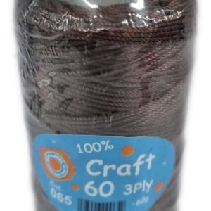 CRAFT 60 3 PLY-COL.65 BROWN