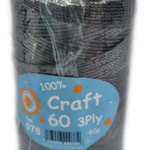 CRAFT 60 3 PLY-COL.78 SCHOOL GREY