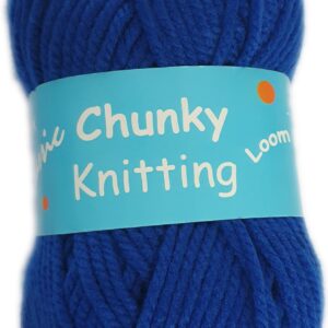 CHUNKY KNITTING 100g-COL.05 ROYAL BLUE