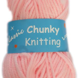 CHUNKY KNITTING 100g-COL.18 PINK