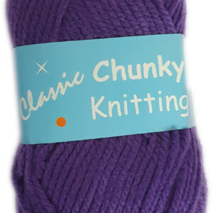 CHUNKY KNITTING 100g-COL.48 VIOLET