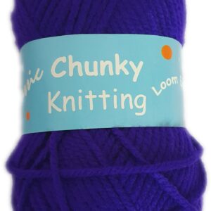 CHUNKY KNITTING 100g-COL.68 VIOLET