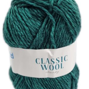 CLASSIC WOOL CHUNKY 100g-COL.223 VERIDIAN