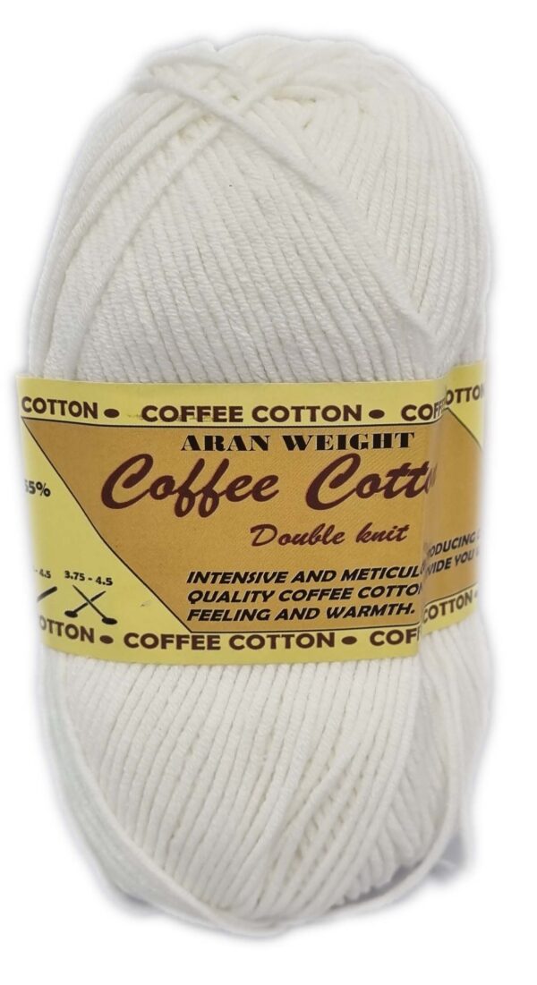COFFEE COTTON D.K 100g-COL.WHITE – Vaalcraft Distributors