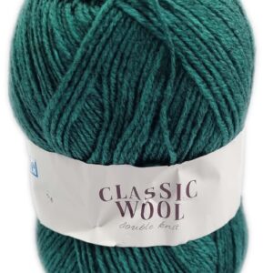 CLASSIC WOOL D.K 100g-COL.223 VERIDIAN