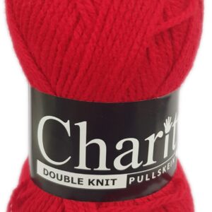 CHARITY PULLSKEIN D.K 100g-COL.169 CHERRY RED