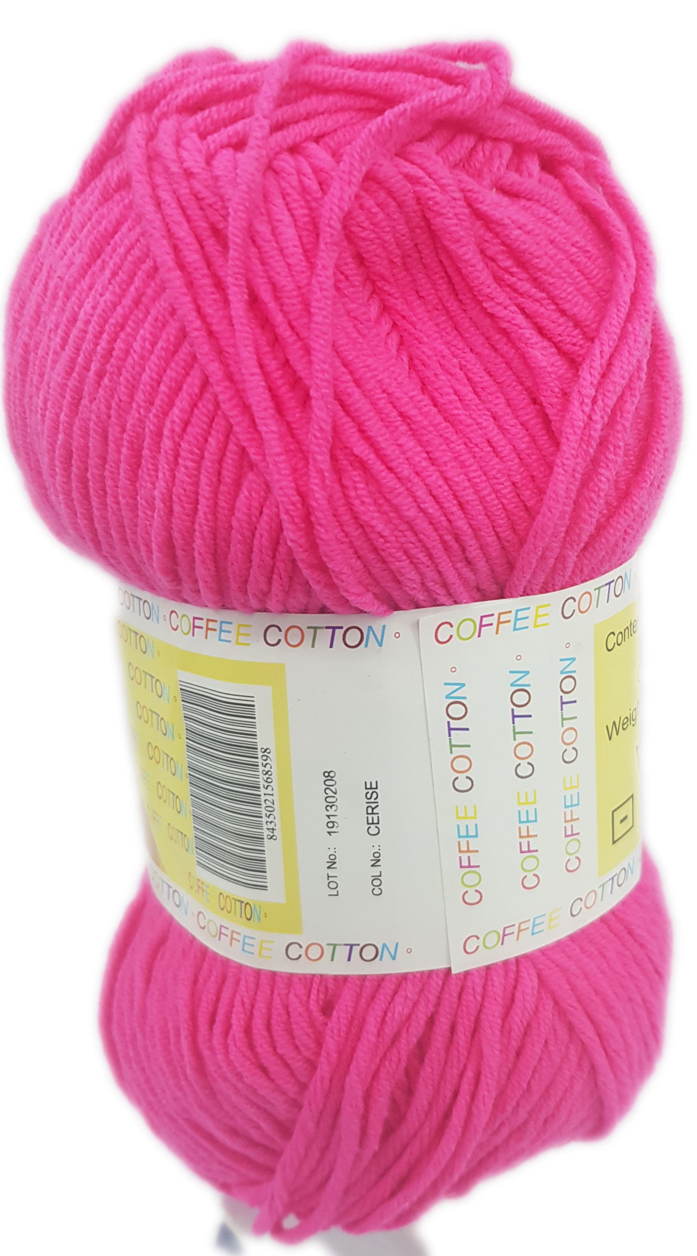 COFFEE COTTON D.K 100g-COL.CERISE – Vaalcraft Distributors