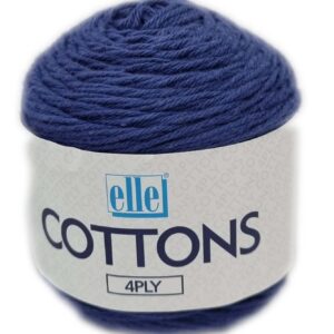 ELLE COTTONS 4 PLY 50g-COL.078 MIDNIGHT