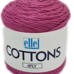 ELLE COTTONS 4 PLY 50g-COL.087 MAGENTA