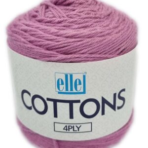 ELLE COTTONS 4 PLY 50g-COL.200 ROSE