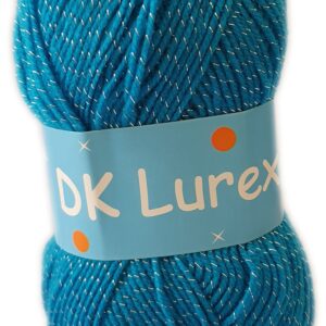 CLASSIC LUREX D.K 100g-COL.121 TEAL BLUE