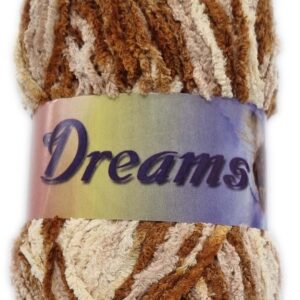 DREAMS 50g-COL.52 BROWN/CREAM