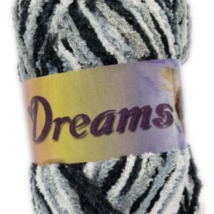 DREAMS 50g-COL.75 BLACK/WHITE/GREY