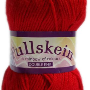 PULLSKEIN D.K 100g-COL.169 CHERRY RED