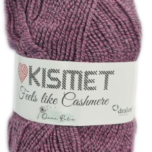 FEELS LIKE CASHMERE-COL.21352 PLUM MELANGE