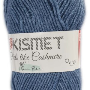 FEELS LIKE CASHMERE-COL.6672 JEANS BLUE