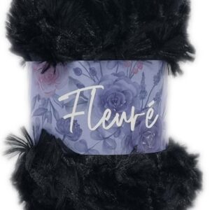 FLEURE 50g-COL.90 BLACK