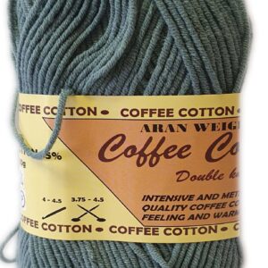 COFFEE COTTON D.K 100g-COL.FOREST GREEN