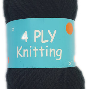 CLASSIC 4 PLY 25g-COL.01 BLACK