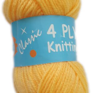 CLASSIC 4 PLY 25g-COL.108 YELLOW GOLD