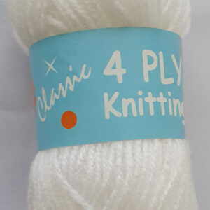CLASSIC 4 PLY 25g-COL.23 WHITE