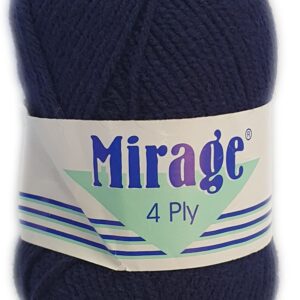 MIRAGE 4 PLY 25g-COL.056 NAVY BLUE