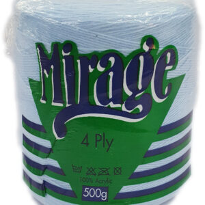MIRAGE 4 PLY CONE 500g-COL.003 SKY BLUE