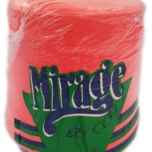 MIRAGE 4 PLY CONE 500g-COL.009 BRIGHT RED