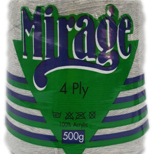 MIRAGE 4 PLY CONE 500g-COL.011 SILVER GREY